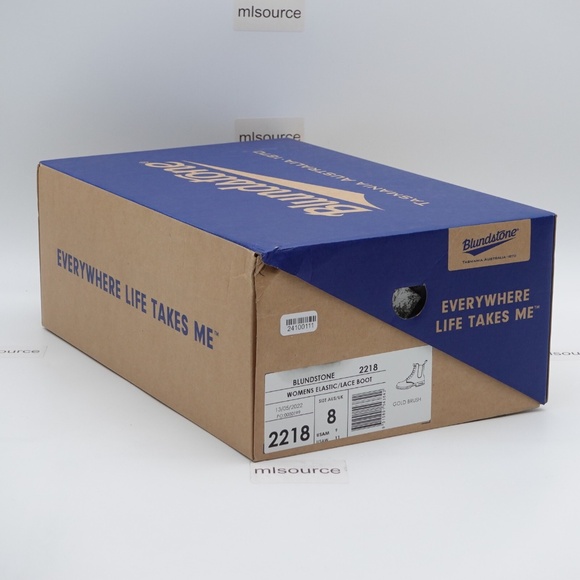 NEW Men's Blundstone 2218 Elastic Lace-Up Boots Gold - Picture 8 of 8